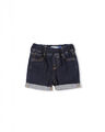 Short Pull On De Mezclilla,AZUL INDIGO